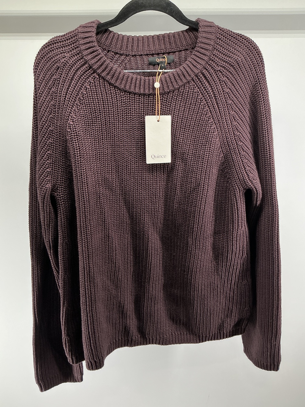100% Organic Cotton Fisherman Crew Sweater
